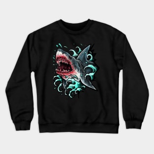 Shark attack Crewneck Sweatshirt